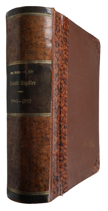 Danske Gejstlige Sigiller fra Middelalderen/ Sceaux de L'Église Danoise du Moyen Age. (Henry Petersen). Tegnede og Lithographerede af Th. Bergh. (+) Danske Adelige Sigiller fra Det XIII og XIV Aarhundrede. (Henry Petersen). Afbildningerne tegnede af ...