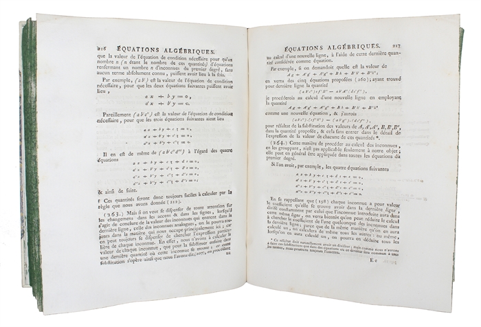 Théorie Générale des Équations algebraiques.