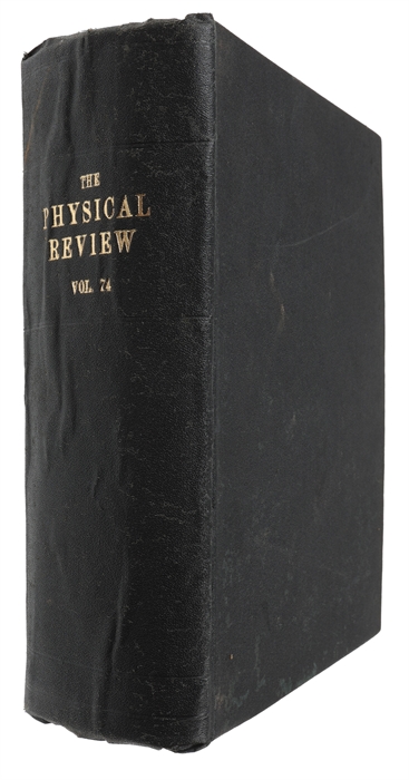 The transistor, a semi-conductor triode (+) Nature of the forward current in Germanium Point Contacts [BARDEEN, J. & BRATTAIN, W. H.] (+) Modulation of conductance of thin films of semi-conductors by surface charges [SHOCKLEY, W. & PEARSON, W. L.] (+)...