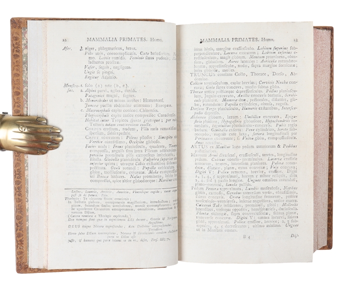 Systema Naturae. Per Regna Tria Naturae, Secundum Classes, Ordines, Genera, Species, Cum Characteribus, Differentiis, Synonymis, Locis. Editio Decima, Reformata. 3 vols.