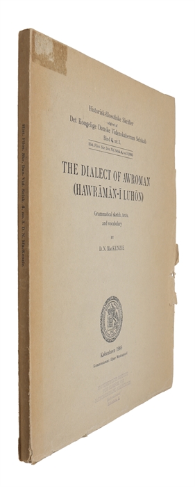 The Dialect of Awroman (Hawraman-I- Luhon). Grammatical sketch, texts, and vocabulary.