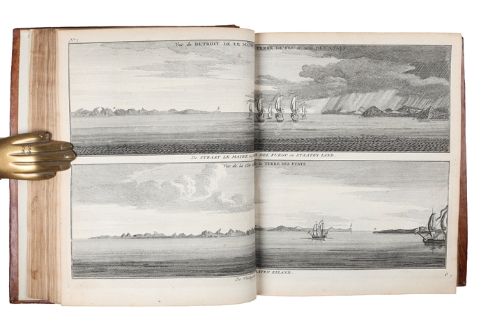 Voyage autour du Monde, fait dans les Années MDCCXL,I,II,III,IV.... dans la Mer du Sud. Tiré des Journaux & autres Papiers de ce Seigneur, & publié par Richard Walter... Orné des Cartes & des Figures en Taille douce. Traduit de Anglois.