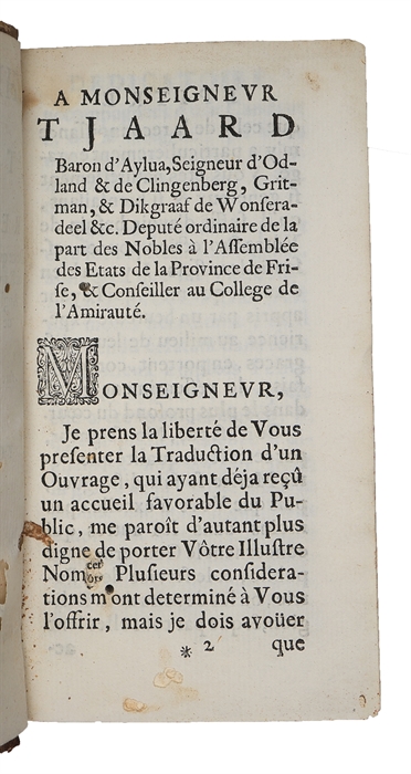 L'Histoire du Temps, ou Relation de ce quis'est passé de memorable en Europe, & principalement en Angleterre, depuis les regnes de Charles II. & de Jacques II. Avec des Réflexions de Politique sur ces Evenemens. Traduit de l'Anglois. ( By Christian...