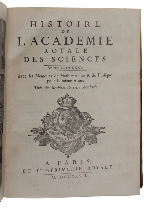 Élements de la geometrie de L'Infini. Suite des Memoires de l'Academie des Sciences.