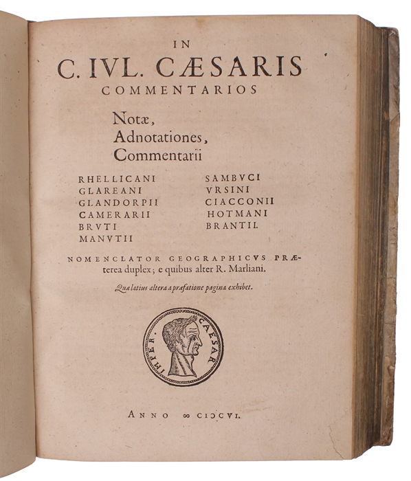 C. Iulii Caesaris Quae Exstant ex nupera Viri docti accuratissima recognitione.