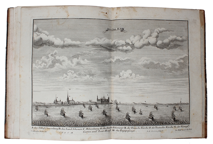 Vorstellung der remarqabelsten Prospecten in Denemarken abgezeichnet An: 1718 durch C: Marselius königl: Architect.