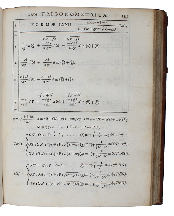 Harmonia Mensurarum, sive Analysis & Sythensis per rationum & angulorum mensuras promotae: accedunt alia Opuscula Mathematica.