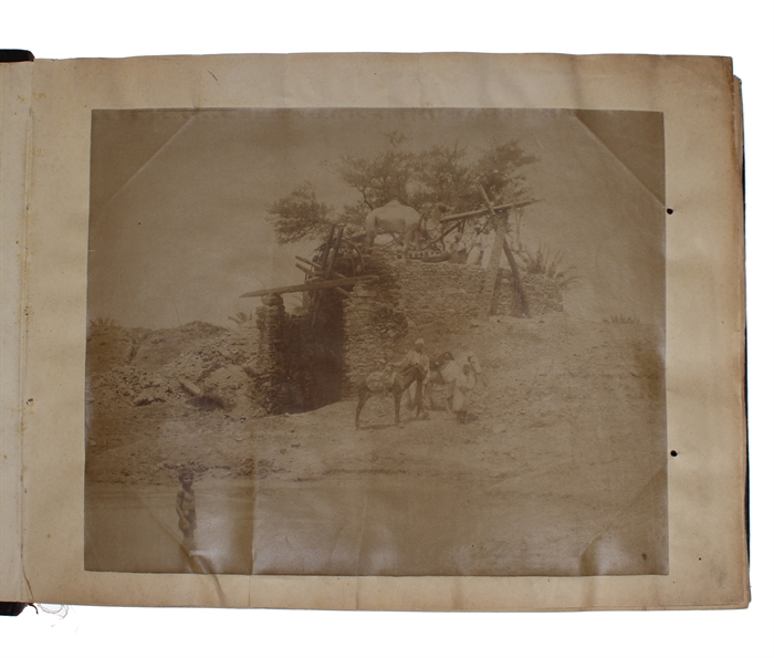 Album containing 146 albumen prints of Egypt from the 1870ies.