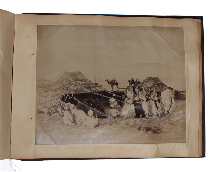 Album containing 146 albumen prints of Egypt from the 1870ies.