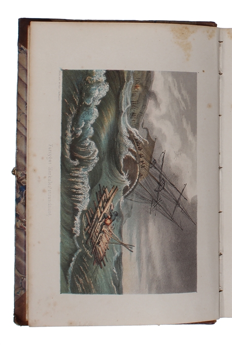 Märkvärdiga skeppsbrott samt andran äfventyr till lands och vatten från femtonde seklet till närvarande tid. Öfversättning af Aug. Th. Paban. Med åtta (kolorerade) illustrationer. (i.e. "Noteworthy shipwrecks").