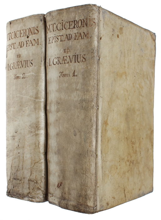 Epistolarum libri XVI ad familiares ut vulgo vocantur, ex recesione Joannis Georgii Graevii. 2 vols.