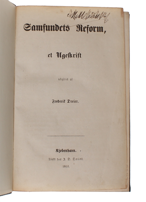 Samfundets Reform.  (1.-) 2. Kvartal. (Hefte 1-10 + Hefte 1-12).