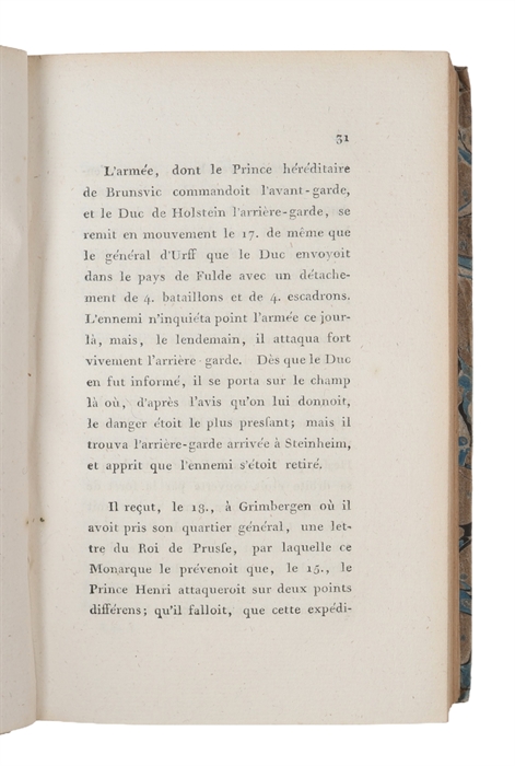 Vie Militaire du Maréchal Prince Ferdinand Duc de Brunsvic et de Lunebourg pendant la guerre de sept ans en Westphalie. 2 vols. 