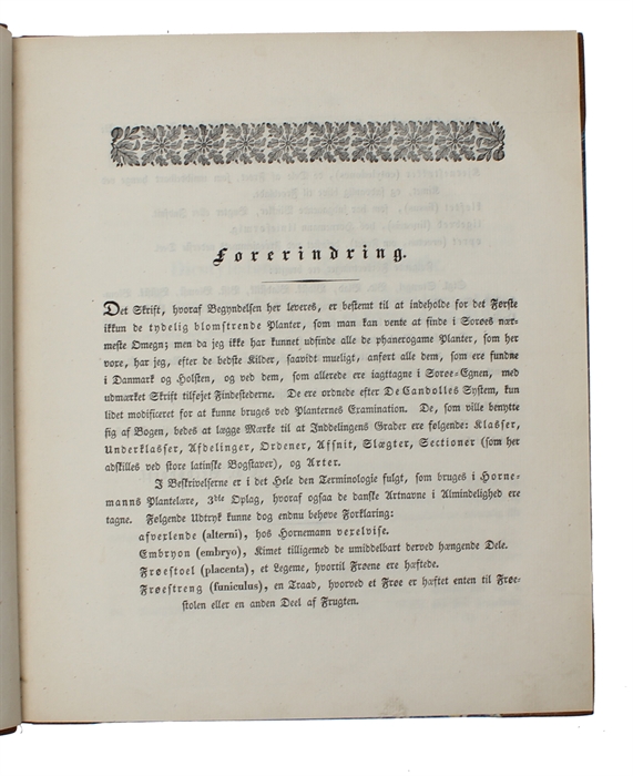 Haandbog ved botaniske Excursioner i Egnen om Sorøe. Indbydelsesskrift...Sorøe Akademie...2 parts.