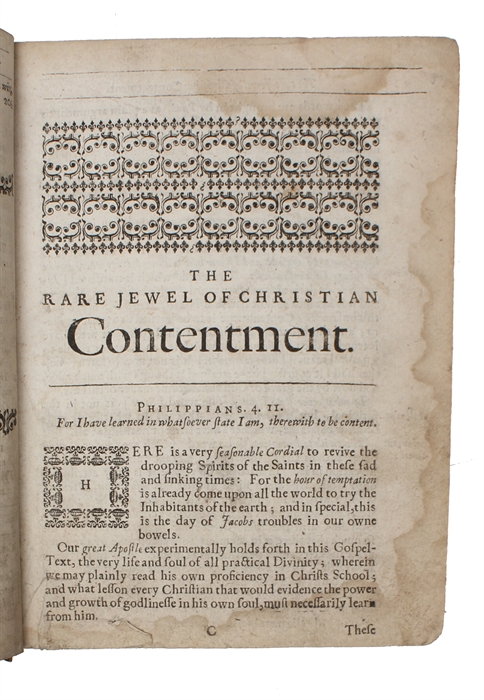 The rare Jevvel of Christian Contentment (The rare jewel of Christian contentment).