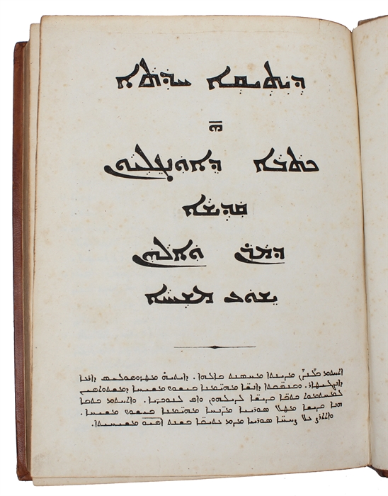 Diyatheke hdatta. (Novum Testamentum Syriace denuo recognitum atque ad fidem codicum manuscriptorum emendatum).