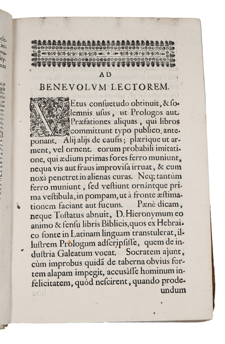 Promptuarium sacrum biblicum in quo universus textus biblicus in suos titulos distinctus, ordine alphabetico (...). Vol. 1 (out of 2). 