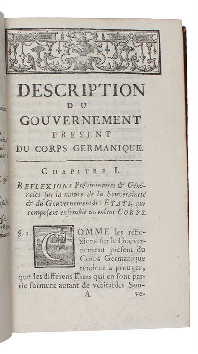 Description du gouvernement present du Corps Germanique appellé communément le St. Empire Romain.