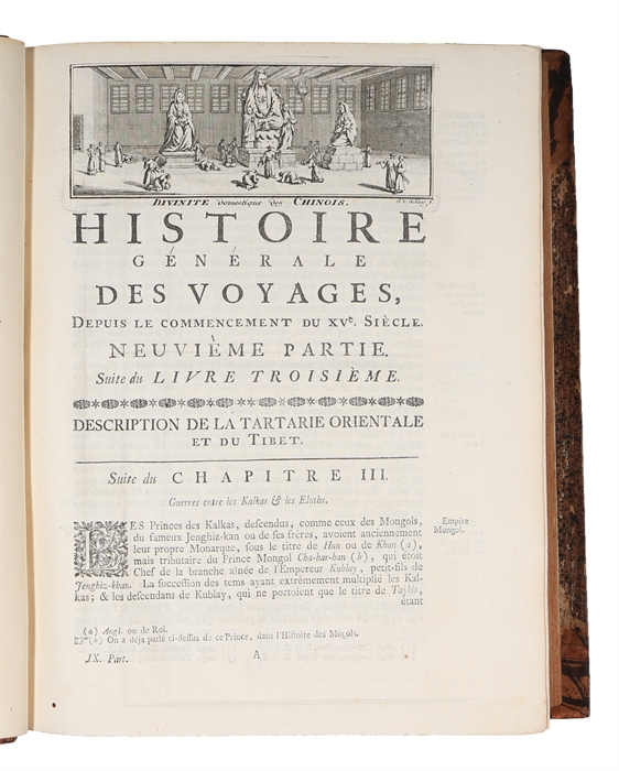 Histoire générale des Voyages, ou nouvelle collection de toutes les relations de voyages par mer et par terre, (...) Nouvelle edition. Tome Neuvieme (IX).