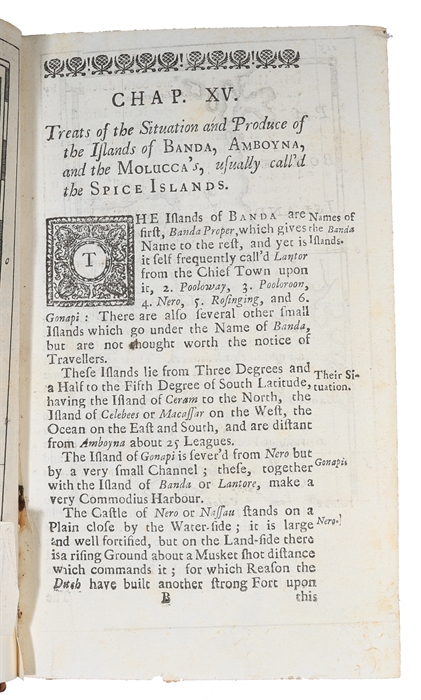 Modern History: or, the Present State of all Nations. Describing their respective Situations, Persons, Habits, Buildings (...) Vol. 2. Which contains the State of the Islands of Amboyna, Banda, and the Molucca's, where the Spices grow; and shews how...