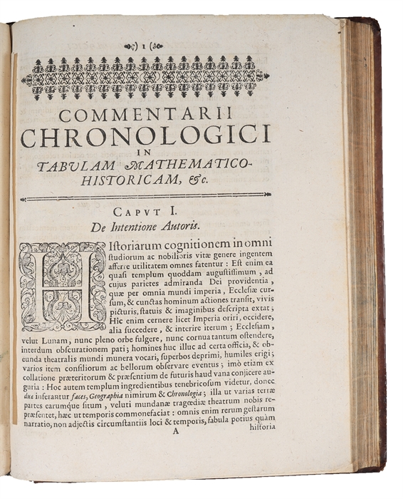 Theatrum divini regiminis a mundo condito usque ad nostrum seculum (...) Commentarii chronologici in tabulam mathematico-historicam.