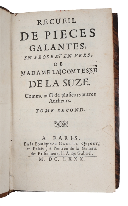 Recueil de Pieces Galantes, en Prose et en Vers. 4 vols.