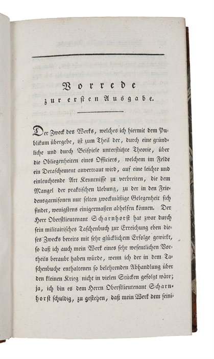 Abhandlung über den kleinen Krieg und über gebrauch der leichten Truppen, mit Rücksicht auf den französischen Krieg. Von einem Preussischen Officier. (Mit Anmerkungen von L.S. von Brekenhof). Zweite vermehrte Ausgabe, mit einem Anhang von Fragmenten. ...