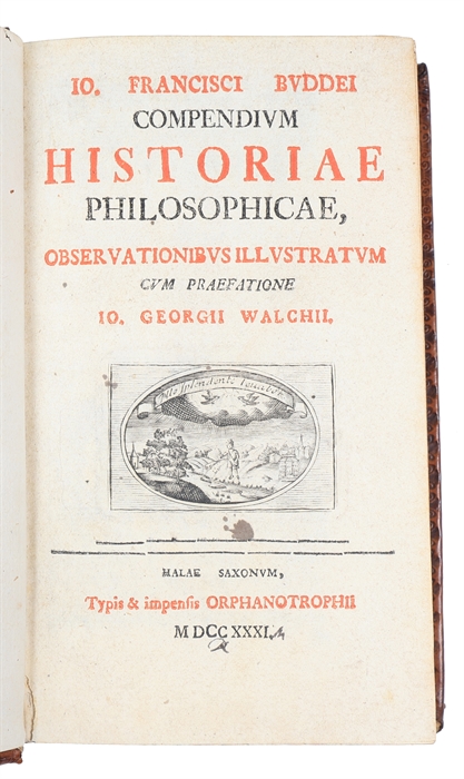 Compendium historiae philosophicae, observationibus illustratum.