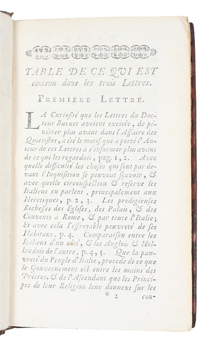 Trois lettres touchant l'etat present d'Italie, ecrites en l'année 1678.