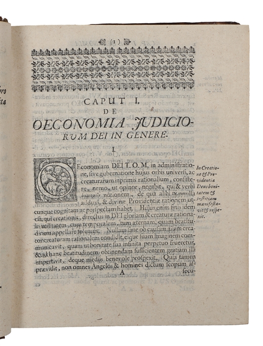 Oeconomia Iudiciorum Divinorum Per Omnes Sacri Codicis Libros. 4 parts.