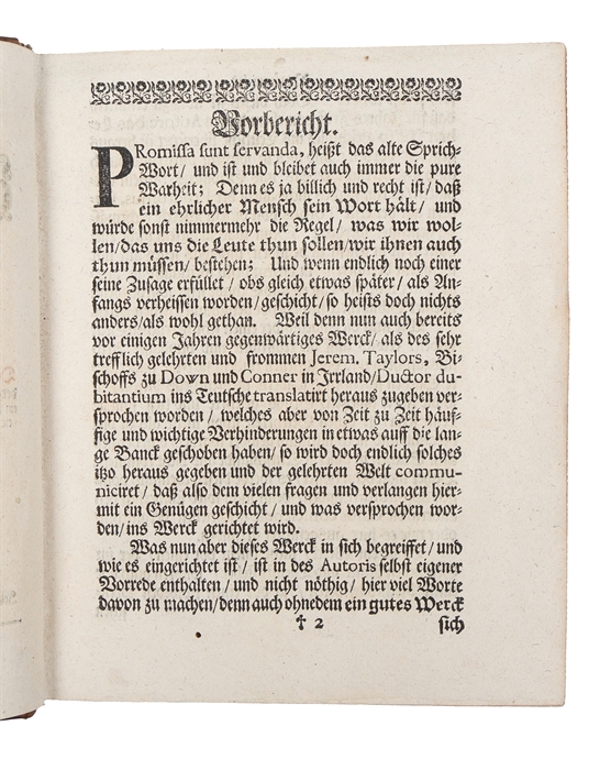 Ductor Dubitantium, Oder Allgemeiner GewissensLehrer, Leiter und Führer, Jn Gründlicher Entscheidung allerhand Casus und Gewissens-Fälle, wie solche nur immerdar vorkommen oder auch erdacht werden können. 4 parts.