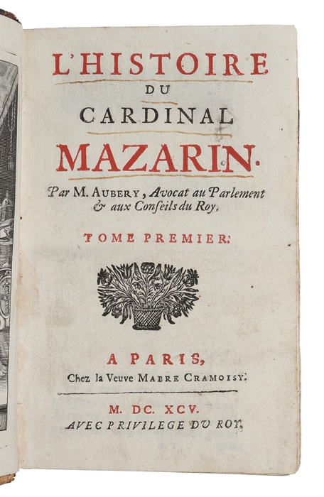 L'Histoire Du Cardinal Mazarin. 2 vols.