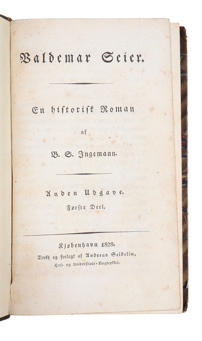 Valdemar Seier. En historisk Roman. Anden Udgave. Tre Dele.