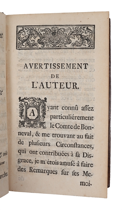 Critique ou analyse des Memoires du Compte de Bonneval.