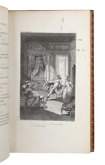 La folle journee, ou Le mariage de Figaro, Comedie en cinq actes, en prose. par M. de Beaumarchais, représentée pour la première fois par les Comédiens français ordinaires du Roi, le mardi 27 avril 1784.
