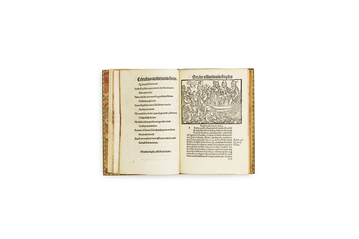 Stultiferae naviculae seu scaphe fatuarum multierum: circa sensus quinque exteriors fraude navigantium.