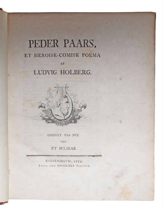 Peder Paars, et heroisk-comisk Poema. Udgivet paa nye ved Et Selskab.