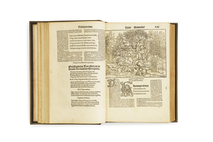 Opera cum quinque vulgatis commentariis expolitissimisque figuris atque imaginibus nuper per Sebastianum Brant superadditis exactissimeque reuisis atque elimatis.
