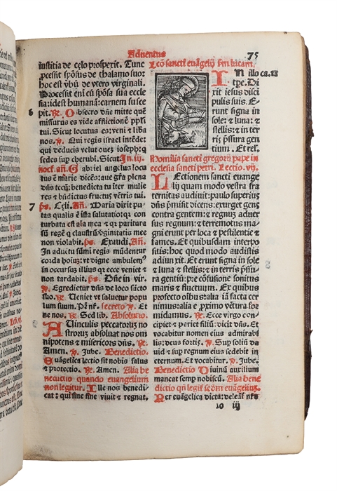 Breviarium Romanum novissime impressum cum annotationibus numerorum in marginibus psalmorum: hymnorum: antiphonarum: & responsiorum: ac etiam capitolorum & hysteoriarum quo libro biblie facillime inneniantur: inveniantur: cum plurimis figuris ornatum.