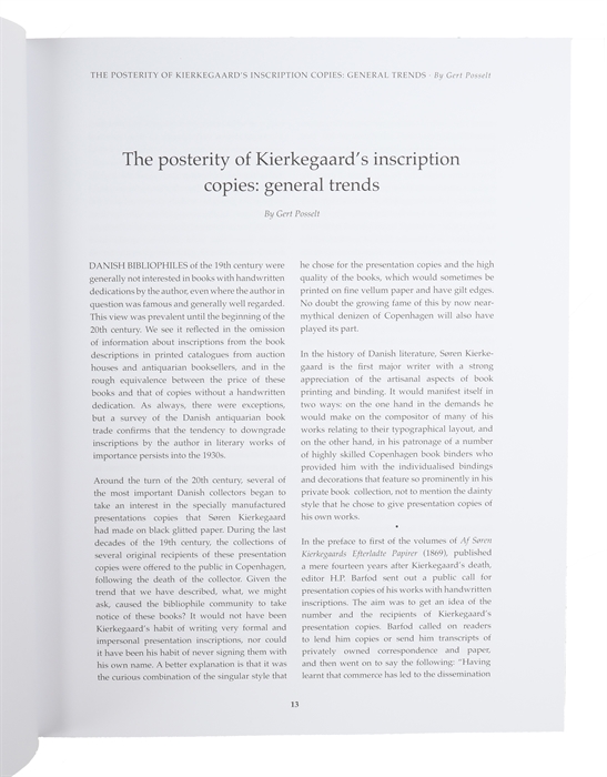 Kierkegaard (The Catalogue). 2 vols. 