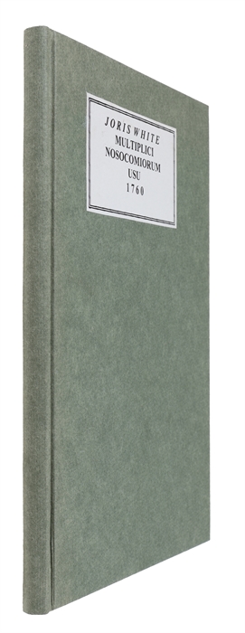 Specimen inaugurale medicum de multiplici nosocomiorum usu.