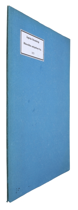 Rhizochilus antipathum Stp. en til Purpurafamilien hörende ny Slægt og Art af Snegle, der lever fastklæbet paa Grenene af Antipathesbuske. (Offprint from "Det Kgl. Danske Videnskabernes Selskabs Skrifter").