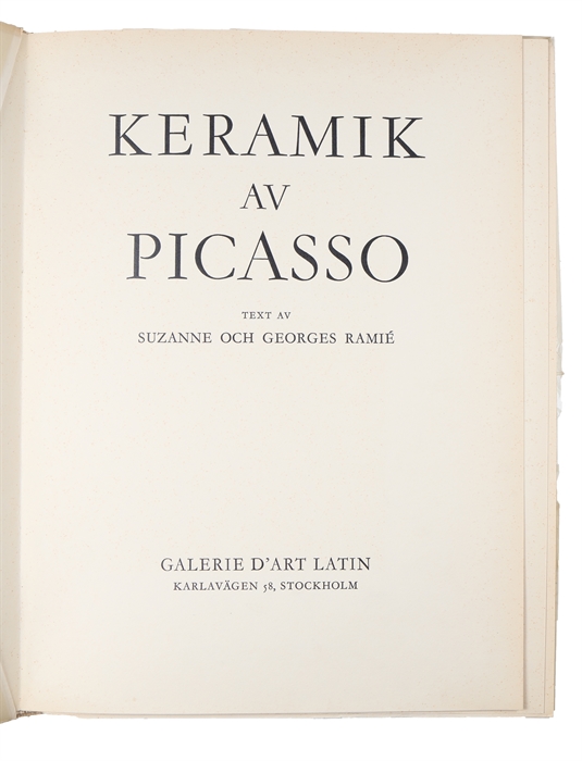 Keramik av Picasso.