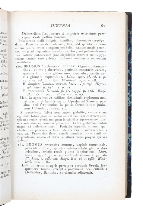 Flora Svecica enumerans plantas Sveciae indigenas. 2 parts. 