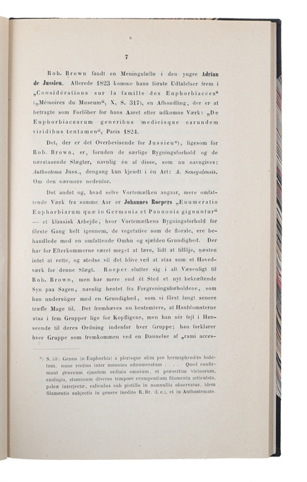 Er koppen hos vortemælken (Euphorbia L.) en Blomst eller en Blomsterstand? En organogenetisk morfologisk Undersögelse, udgiven som Afhandling for den filosofiske Doktorgrad ved Köbenhavns Universitet. 
