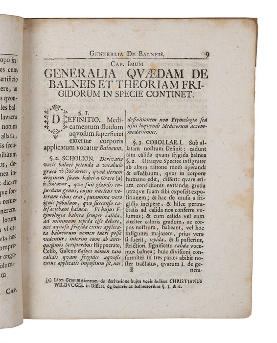 Specimen Inaugurale Medicum Editurus, Theoriam Balneorum, Methodo, Qua Fieri Potuit, Geometrica Pertractatam, Auctoritate Clarissimorum in Arte Medica Virorum Corroboratam, Variisque Observationibus Illustratam, Præside Viro Amplissimo et Longe Celebe...
