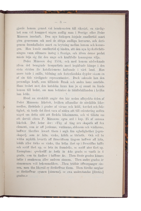 En svensk codex medicamentarius från 1520-talet. (Offprint from "Farmaceutisk tidskrift"). 