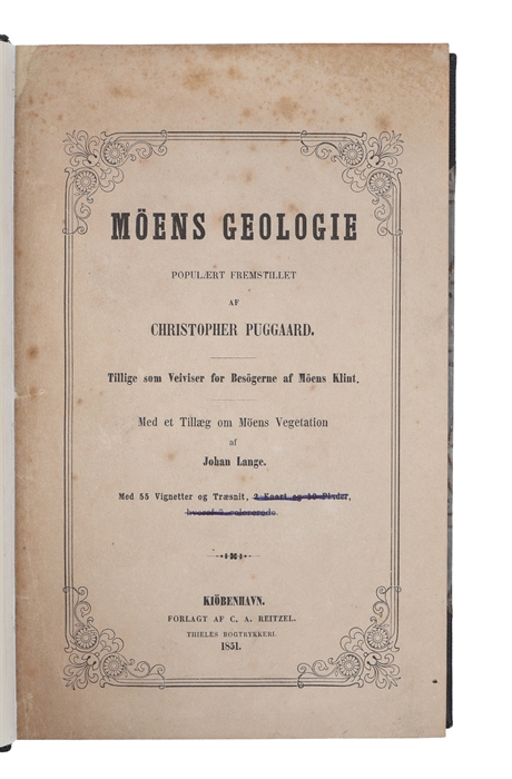 Möens Geologie. Populært Fremstillet. Tillige som Veiviser for besögerne af Möens Klint.