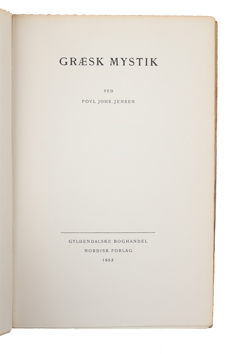 Græsk Mystik.