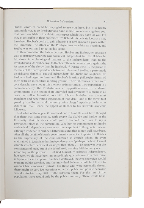 Henry Stubbe, radical Protestantism and the early Enlightenment.